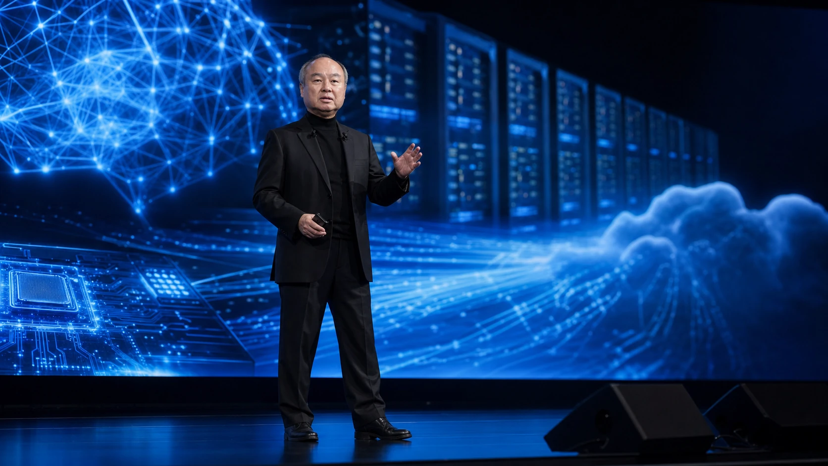 Artificial Intelligence Strategy - jessica chastain and masayoshi son