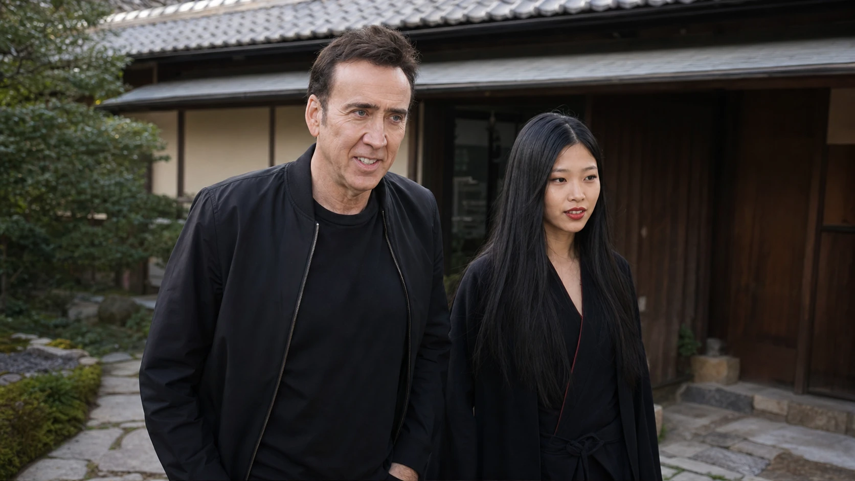 Meeting Nicolas Cage in Japan - riko shibata